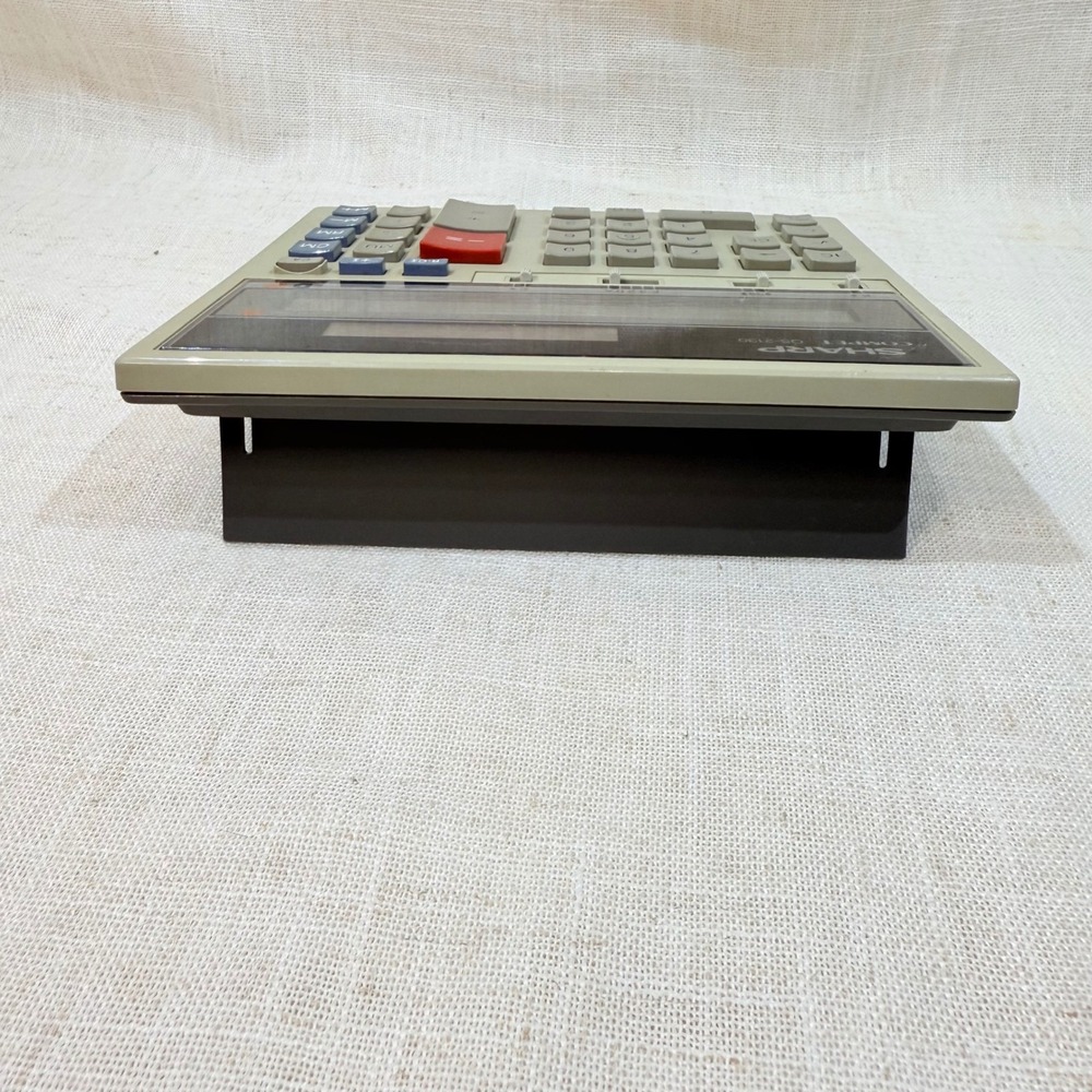 Sharp Compet QS-2130 Desktop Calculator 12 Digit Solar Battery Office Gray - Picture 5 of 6